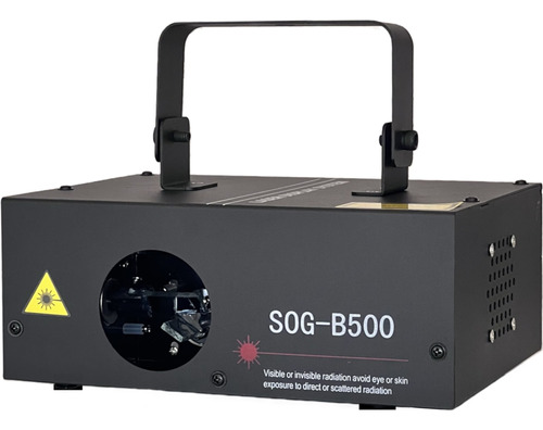 Laser Azul B500 500mw Sensor Som Dmx Profissional