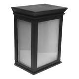 Aplique 3 Caras Farol Colonial 22cm Plastico Vidrio Esmeril 