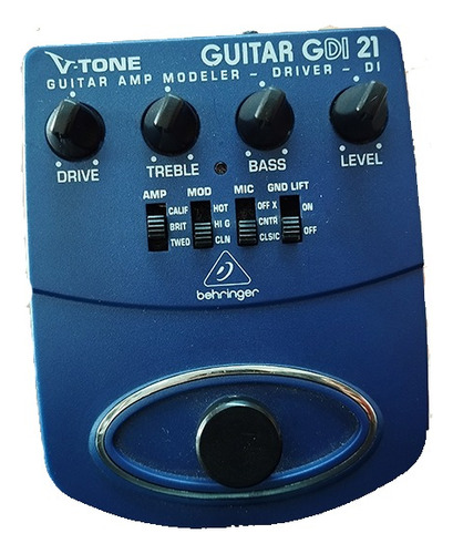 Pedal Behringer Gdi21  Simulador De Amplificador