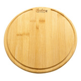 Set 2 Tablas 26 Cm Hudson Platos Asado Parrilla Circular Bz3