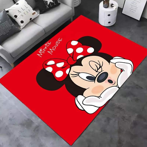 Alfombra Diseño Minnie Efecto 3d 150x200