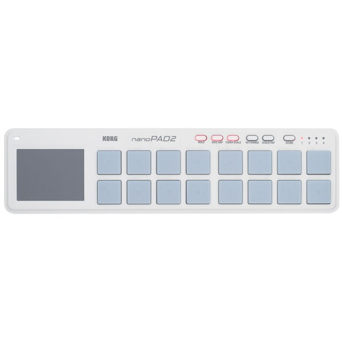 Controlador Midi Ubs Color Blanco, Korg Nanopad2-wh