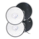 Pack 4 Focos Plafon Led Ufo 200w Techo Industrial Luz Fría