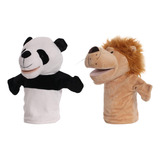 Marionetas De Mano De Animales, Juguetes Panda Leon