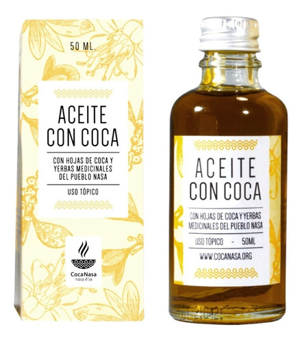 Aceite Coca Yerbas Medicinales - mL a $740