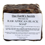 Jabón Negro Our Earth's Secrets Crudo Africano 1 Libra