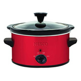 Nesco Sc-150r, Ovalada Olla Lenta, Rojo, Cerámico,