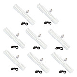 Pack X 8 Luz Emergencia Recargable 60 Led 12 Hs Color Blanco