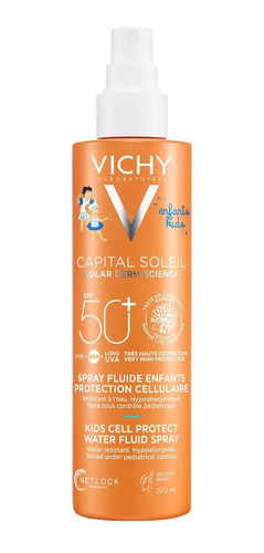 Vichy Idéal Soleil Fps50 Spray Para Niños Pieles Sensibles Protector Solar
