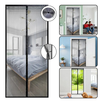 Cortina Magnetismo Mosquitera Para Puertas Variadas 210*90 | MercadoLibre