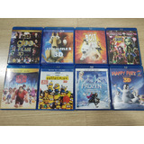 Kit 8 Filmes Blu Ray Blu-ray 3d Muito Novos