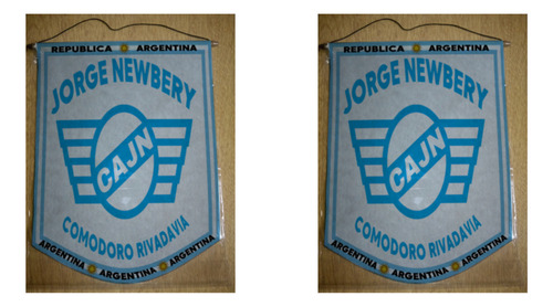 Banderin Grande 40cm Jorge Newbery Comodoro Rivadavia