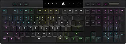 Teclado Gamer Corsair K100 Inalámbrico Ergónomico Rgb -negro