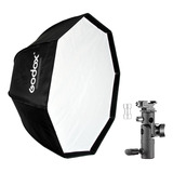 Kit Octabox Godox 80cm + Bracket Soporte De Metal Tipo E