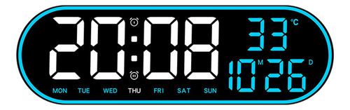 Reloj De Pared Digital Reloj De Escritorio Moderno Para Azul