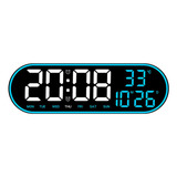 Reloj De Pared Digital Reloj De Escritorio Moderno Para Azul