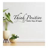 Pegatina De Pared Frase Think Positive