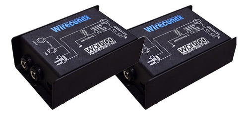 Kit 2 Direct Box Passivo Casador Directbox Wireconex Wdi 600