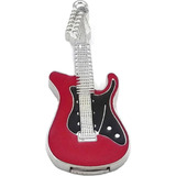 Aneew 16gb Pendrive Rojo Música De Guitarra Diseño Delicado 