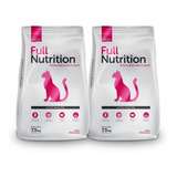 Alimento Balanceado, Gatos Adultos, Full Nutrition 7.5kg X2