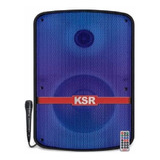 Bocina Ksr Premium De 15 Pulgadas Batería Recargable Msi
