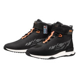 Jm Zapatillas Moto Ls2 Sneakers Acrux Negro Naranja Hombre 