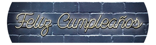 Cartel Neón Led Feliz Cumpleaños Deco Luminoso