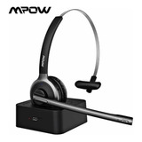 Headset Fone Bluetooh Conecta Com Até 2 Aparelhos Cor Preto