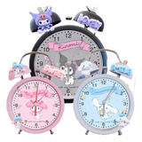 Reloj Despertador Kuromi Cinnamoroll Con Diseño De Dibujos A