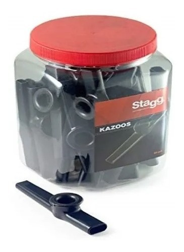 Kazoo Stagg Kazoo30bk Caramelera X30unidades Negro