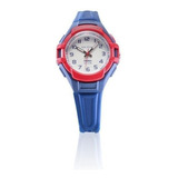 Reloj Mode Caucho Azul Rojo Niños Sumergible Mdd0018-anr-2b