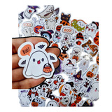 Set 50 Stickers Fantasmas, Halloween, Cute, Kawaii, Brujas 