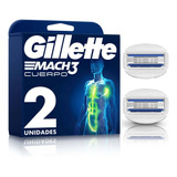 Gillette Mach3 Cuerpo Repuesto Máquina De Afeitar 2 Unidades