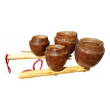 Kit Agogô De Castanha Sapucaia Com 2 Unidades