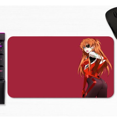 Mouse Pad Asuka Evangelion Anime Modelo 4 Gamer M