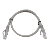 Cable De Red 50 Cm Cat5e Patch Cord Calidad Ulink Color Gris