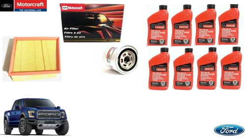 Kit Afinación 10w30 Blend Raptor 2016 Motorcraft Original