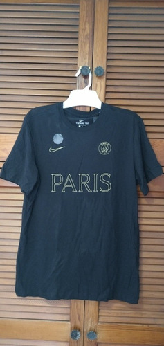 Playera De Algodón Nike Del Psg Paris Saint Germain Mediana