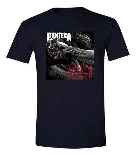 Playera Hombre Rock Pantera Vulgar Display Of Power 965n