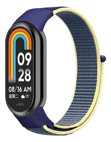 Pulseira De Nylon Para Xiaomi Mi Band 8 Sport Velcro