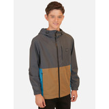 Casaca Windbreaker Keiki Azul Infantil Maui And Sons