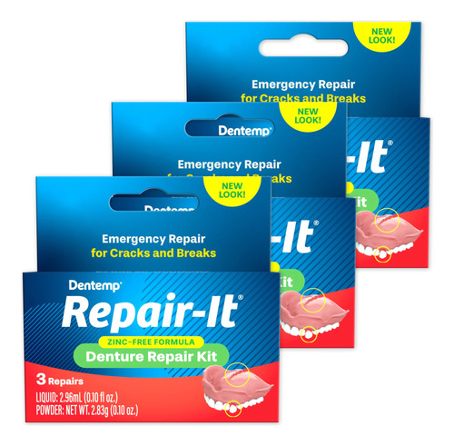 Dentemp Kit De Reparacion - Kit De Reparacion De Dentaduras 
