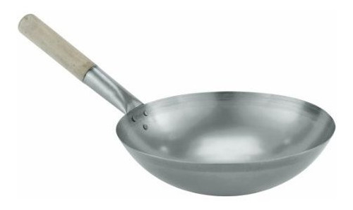 Paderno Mundial De Cocina De 14 Pulgadas De Acero Wok Chino.