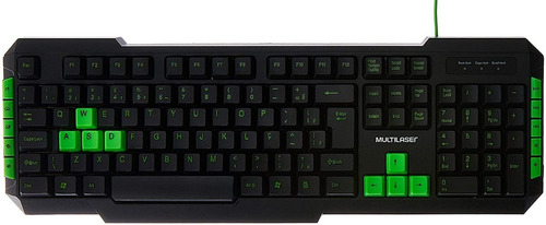 Teclado Gamer Multilaser Tc243 Com Hotkeys Multimídia