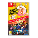 Sonic Forces + Super Monkey Ball 2 Pack - Nintendo Switch