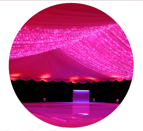 Guirnalda Luz Rosa Led 10mts Navideñas Deco Fiestas Eventos