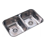 Pileta Cocina Bacha Johnson C28/18 (59x34x18 Prof) Acero 304