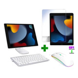 Teclado+ Suporte+ Mouse + Película Para iPad 9ª Geração 10.2