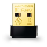 Adaptador Placa Micro Wifi Wireless Usb Tp-link Tl-wn725