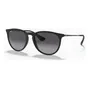 Rb4171 Lentes De Sol Ray-ban Erika Classic Unisex Océano Mate Goma Negra Gris Degrade Negro